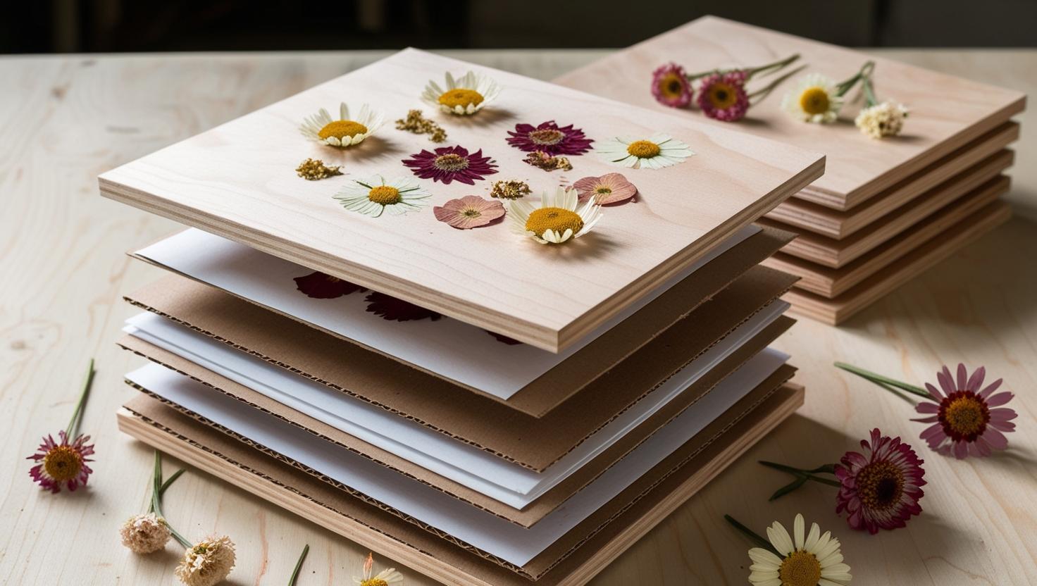 DIY flower press